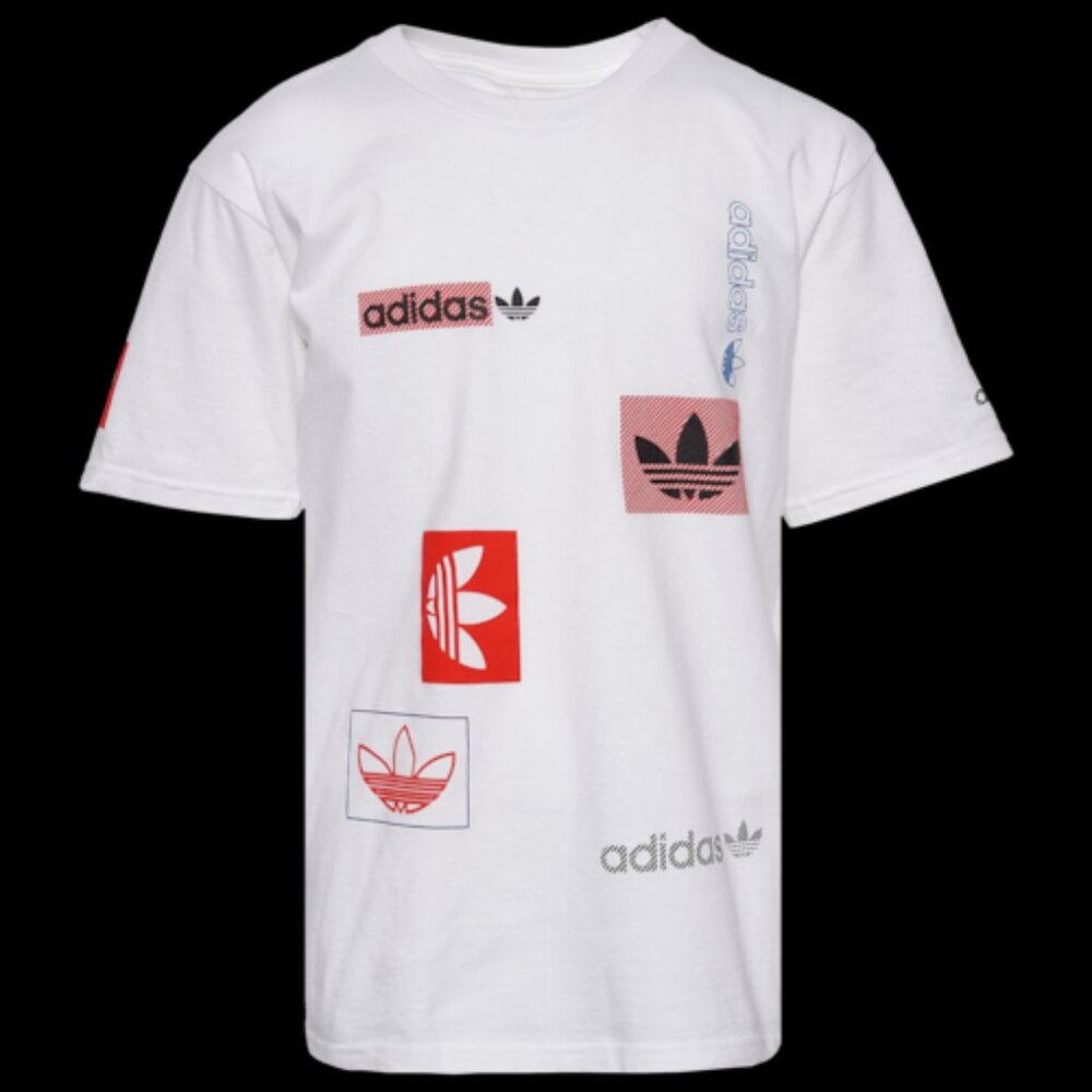 NWT! adidas‎ Multi Hit White Youth Tee